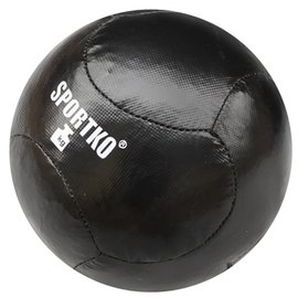 Медицинбол Sportko ПВХ 12кг чорний МБП12, Колір: Чорний