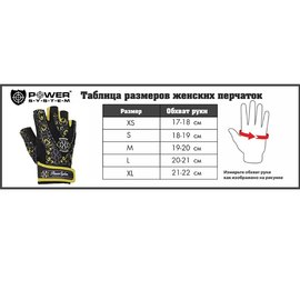 Перчатки для зала Power System PS-2570 Blue XS (PS-2570_XS_Blue), Размер: XS, Цвет: Синий, изображение 4