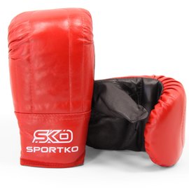 Снарядные перчатки Sportko красные S/M Перч ПК3, Размер: S/M, Цвет: Красный