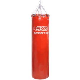 Боксерский мешок Sportko с кольцом красный МП02, Цвет: Красный