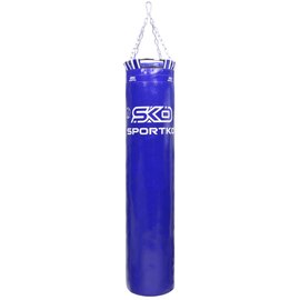 Боксерский мешок Sportko с кольцом синий МП05, Цвет: Синий