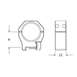 Кольца Audere PSR&trade; Gen2 Diam 1" H34 PR0003, изображение 2
