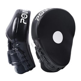 Лапы боксерские PowerPlay 3041 черные PU [пара] (PP_3041_Black), Цвет: Чёрный