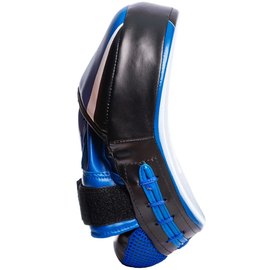 Лапы боксерские PowerPlay 3050 черно-синие PU [пара] (PP_3050_Blue), изображение 3