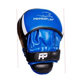 Лапы боксерские PowerPlay 3050 черно-синие PU [пара] (PP_3050_Blue), изображение 4