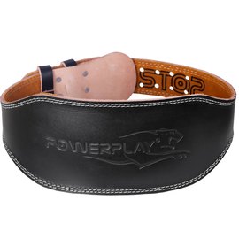 Пояс для тяжелой атлетики PowerPlay 5086 черно-коричневый XS (PP_5086_XS_Black), Размер: XS