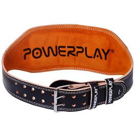 Пояс для тяжелой атлетики PowerPlay 5086 черно-коричневый XL (PP_5086_XL_Black), Размер: XL, изображение 5