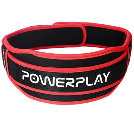 Пояс для тяжелой атлетики PowerPlay 5545 черно-красный (неопрен) XL (PP_5545_XL_Red), Размер: XL