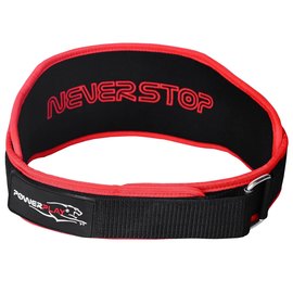 Пояс для тяжелой атлетики PowerPlay 5545 черно-красный (неопрен) L (PP_5545_L_Red), Размер: L, изображение 4