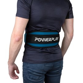 Пояс для тяжелой атлетики PowerPlay 5545 сине-черный (неопрен) XL (PP_5545_XL_Blue), Размер: XL, изображение 4