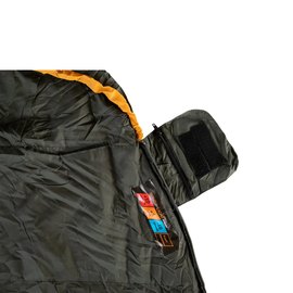 Спальный мешок Tramp Windy Light кокон левый TRS-055-L, Сторона застежки: Левая, Цвет : Orange/Grey, изображение 6
