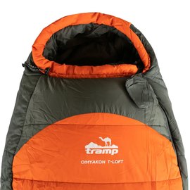 Спальный мешок Tramp Oimyakon Regular кокон правый TRS-048R-R, Сторона застежки: Правая, Цвет : Orange, изображение 3