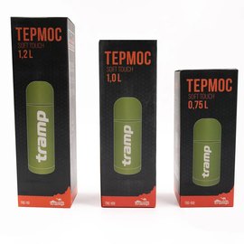 Термос Tramp Soft Touch 0,75 л желтый TRC-108-yellow, Цвет: Yellow, изображение 2