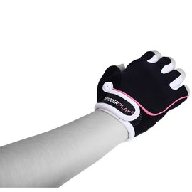 Рукавички для фітнесу PowerPlay 1750 жіночі чорно-рожеві S (PP_1750_S_Pink_Line), Розмір: S, Колір: Чорний/Рожевий, зображення 4