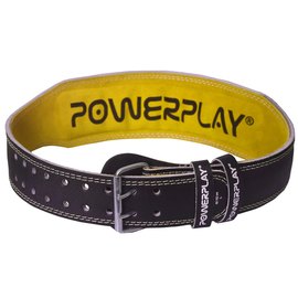 Пояс для тяжелой атлетики PowerPlay 5085 черно-желтый L (PP_5085_Yellow_L), Размер: L, изображение 2