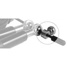 Скакалка скоростная PowerPlay 4207 серебристая (PP_4207_Silver), изображение 4