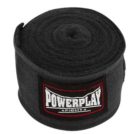 Бинты для бокса PowerPlay 3047 черные 4м (PP_3047_4m_Black), Цвет: Чёрный, изображение 3
