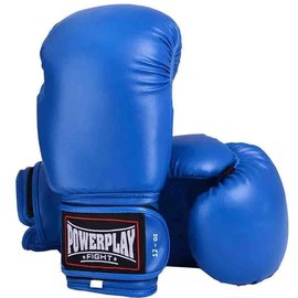 Боксерські рукавички PowerPlay 3004 Сині 18 ун (PP_3004_18oz_Blue), Вага: 18 унцій