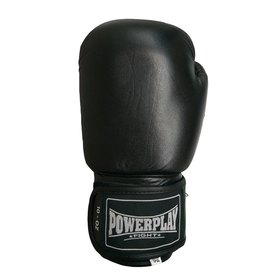 Боксерские перчатки PowerPlay 3088 Черные [натуральная кожа] 16 ун (PP_3088_16oz_Black), Вес: 16 унций, изображение 3