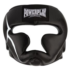 Боксерський шлем PowerPlay 3066 PU + Amara черный L (PP_3066_L_Black), Размер: L, изображение 4