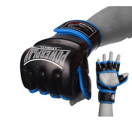 Перчатки для MMA PowerPlay 3058 черно-синие S (PP_3058_S_Black/Blue), Размер: S