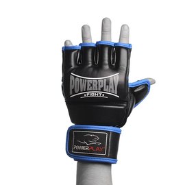 Перчатки для MMA PowerPlay 3058 черно-синие XL (PP_3058_XL_Black/Blue), Размер: XL, изображение 3