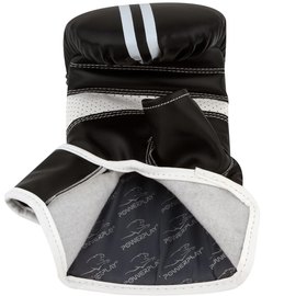 Снарядні рукавички PowerPlay 3025 чорно-білі S (PP_3025_S_Black / White), Розмір: S, Колір: Чорний/Білий, зображення 3