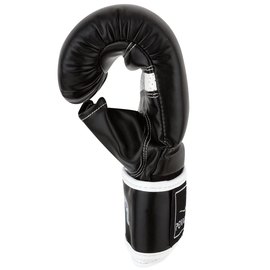 Снарядні рукавички PowerPlay 3025 чорно-білі S (PP_3025_S_Black / White), Розмір: S, Колір: Чорний/Білий, зображення 6