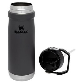 Термобутылка Stanley Go flip straw Charcoal 0.65 л (6939236382748), Цвет: Grey, изображение 2