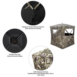 Намет KingCamp Hunting Ground camo KT2101, зображення 4