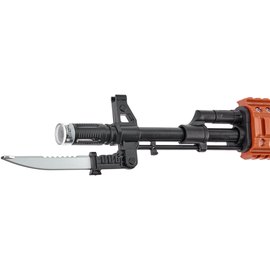 Іграшковий світло-звуковий автомат ZIPP Toys AK47 ц:чорний (827B), зображення 6
