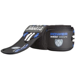 Бинты для запястья (кистевые бинты) Power System PS-3500 Blue/Black (PS-3500_Blue-Black), Цвет: Blue/Black