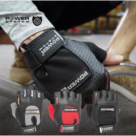 Рукавички для залу Power System PS-2500 Black L (PS-2500_L_Black), Розмір: L, Колір: Чорний, зображення 5