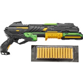 Бластер іграшковий ZIPP Toys + 14 патронів жовтий (FJ1054), зображення 2