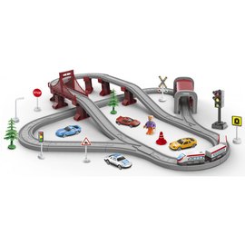 Игровой набор ZIPP Toys Городской Экспресс 80 деталей красный (AU1885)