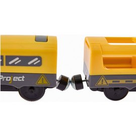 Игровой набор ZIPP Toys Городской Экспресс 92 детали желтый (AU6881AB), изображение 4