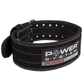 Пояс для пауэрлифтинга Power System PS-3800 Black M (PS-3800_M_Black_Black), Размер: M