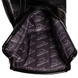 Боксерські рукавички PowerPlay 3016 Чорно-білі 10 ун (PP_3016_10oz_Black/White), Вага: 10 унцій, зображення 2