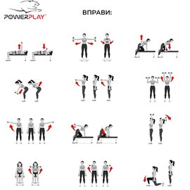 Гантель PowerPlay 4125 виниловая 5 кг (PP_4125_5kg), Вес: 5 кг, изображение 5
