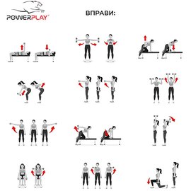 Гантель PowerPlay 4126 неопреновая 2 кг (PP_4126_2kg), Вес: 2 кг, изображение 4