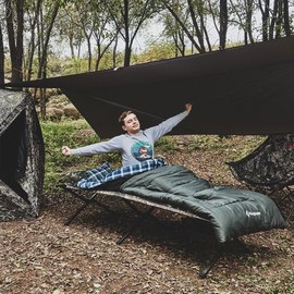 Раскладушка KingCamp Hard Camping Cot L camo KC2103, изображение 2