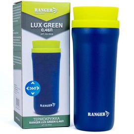 Термокружка Ranger Lux 0,48 л green (RA 9928), Цвет: Зелёный, изображение 2