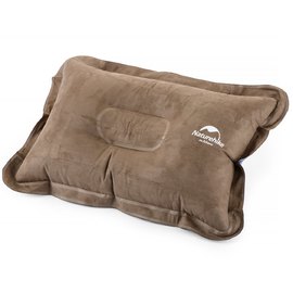Подушка надувная Naturehike Comfortable NH15A001-L коричневый (6927595718209), Цвет: Коричневый, Размеры: 47х32 см