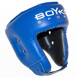 Боксерский шлем BoYko №1 композиционная кожа синий M (bs6231232102), Размер: M, изображение 2