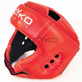 Боксерский шлем BoYko BS-№2 экокожа красный S (bs6246013301), Размер: S, изображение 2