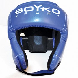 Боксерский шлем BoYko BS для кикбоксинга, композиционная кожа синий XL (bs6243112104), Размер: XL, Цвет: Синий, изображение 4