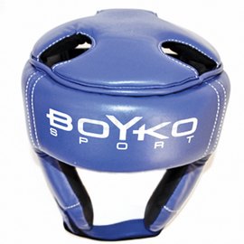 Боксерский шлем BoYko BS для кикбоксинга, композиционная кожа синий XXL (bs6243112105), Размер: XXL, Цвет: Синий, изображение 5
