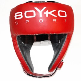 Боксерский шлем BoYko BS для самбо красный XXL (bs6234202305), Размер: XXL