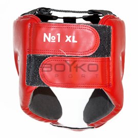 Боксерский шлем BoYko BS для самбо красный S (bs6234202301), Размер: S, изображение 3