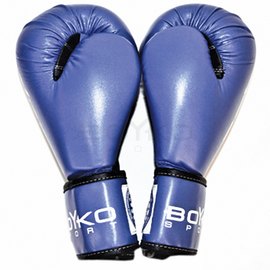Перчатки для кикбоксинга BoYko BS композиционная кожа синие 10 ун (bs6113002008), Вес: 10 унций, изображение 5